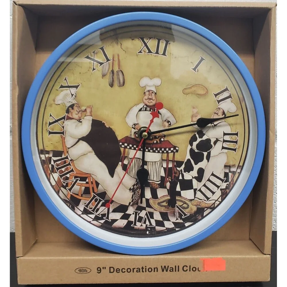Plastic Wall Clock, (9